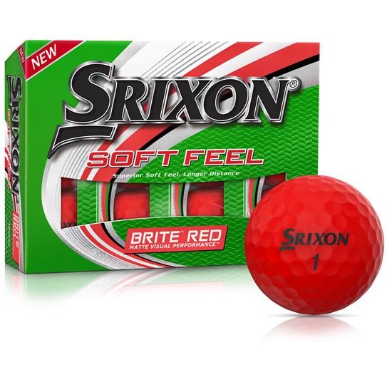 Srixon Soft Feel 2 Brite Red Golf Balls