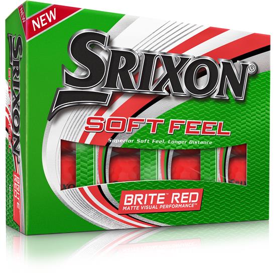 Srixon Soft Feel 2 Brite Red Golf Balls