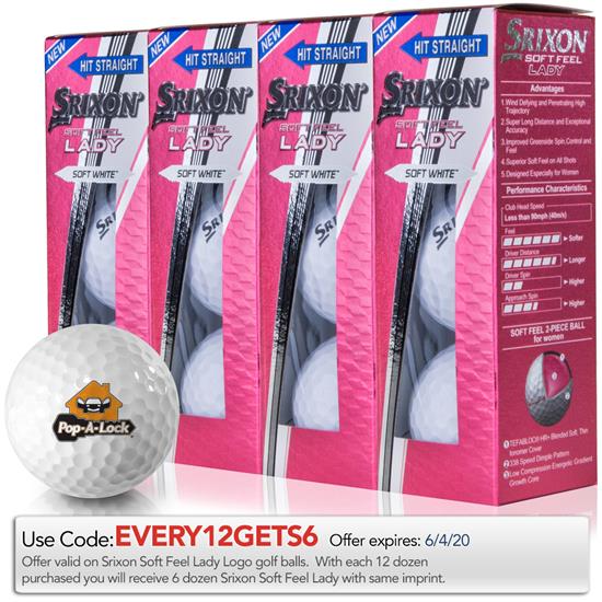 Srixon Soft Feel Lady Golf Balls Sleeves Only