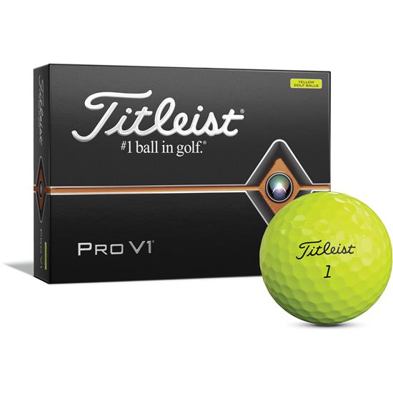 Titleist Prior Generation Pro V1 Yellow Personalized Golf Balls