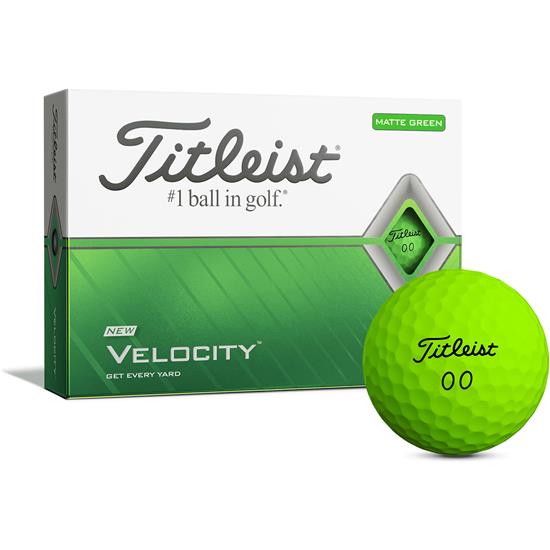 Titleist Velocity Matte Green Golf Balls