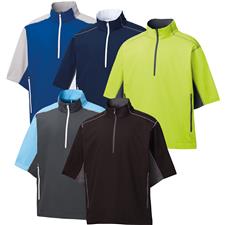mens golf short sleeve windshirts