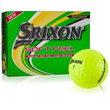 Srixon Soft Feel Yellow 12 Monogram Golf Balls