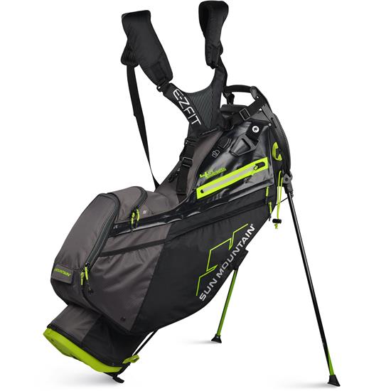 Sun Mountain 4.5 LS 14Way Supercharged Stand Bag BlackGunmetalRush