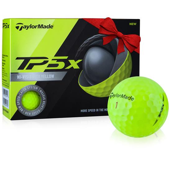 Taylor Made TP5x Yellow Personalized Golf Balls