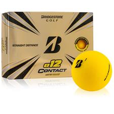 Bridgestone e12 Contact Matte Yellow ID-Align Golf Balls