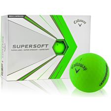 Callaway Golf Supersoft Green Monogram Golf Balls
