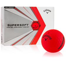 Callaway Golf 2021 Supersoft Red Monogram Golf Balls