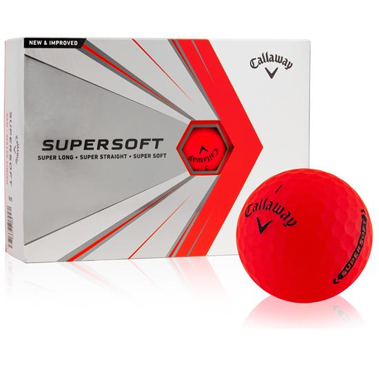 Callaway Golf Supersoft Red Personalized Golf Balls