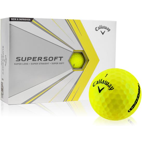 Callaway Golf Supersoft Yellow Personalized Golf Balls