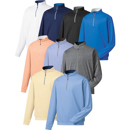 long sleeve half zip pullover