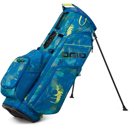 Ogio Woode 8 Hybrid Personalized Stand Bag Blue Floral