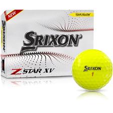 Srixon Z-Star XV 7 Yellow Personalized Golf Balls