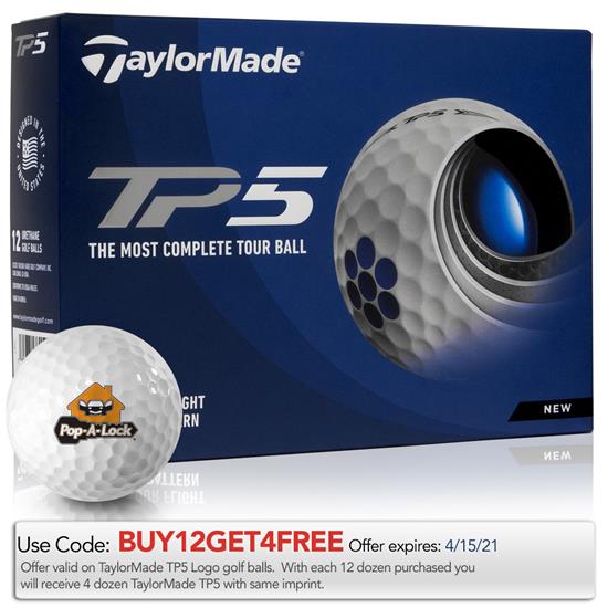 Taylor Made TP5 Custom Logo Golf Balls