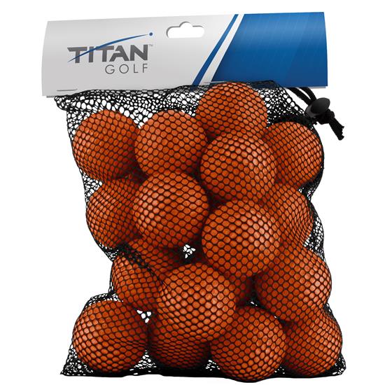 Titan Foam Practice Balls Orange