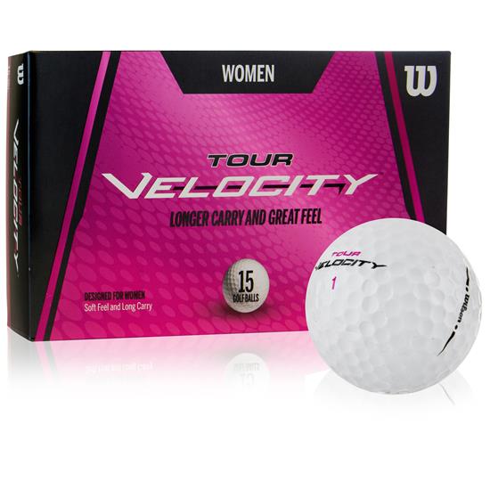 Wilson Tour Velocity Personalized Golf Balls for Women - 15 Pack Golfballs.com