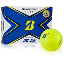 Bridgestone 2020 Tour B XS Yellow Personalized Golf Balls