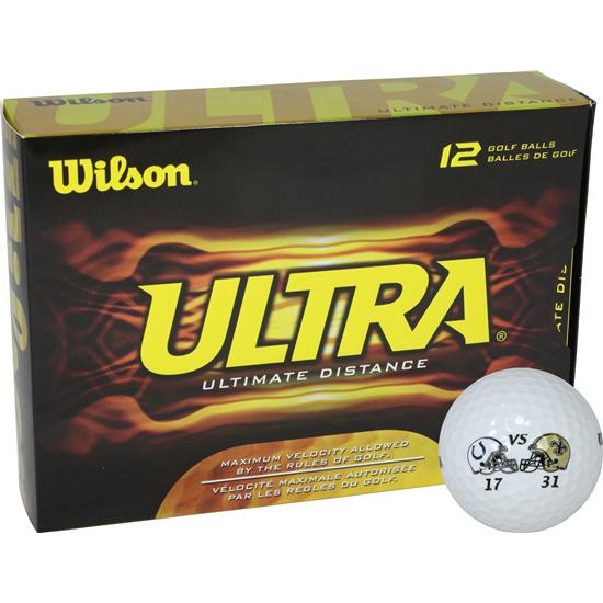 Wilson Ultra Ultimate Distance Super Bowl XLIV Golf Balls
