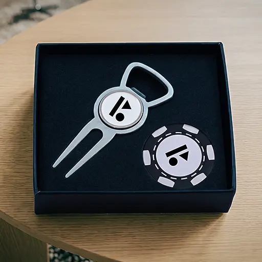 The Don Divot Tool & Poker Chip Accessory Set