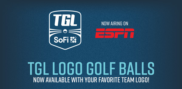 TGL Launches Tonight! Support Your Team with Officially Licensed Logo Golf Balls