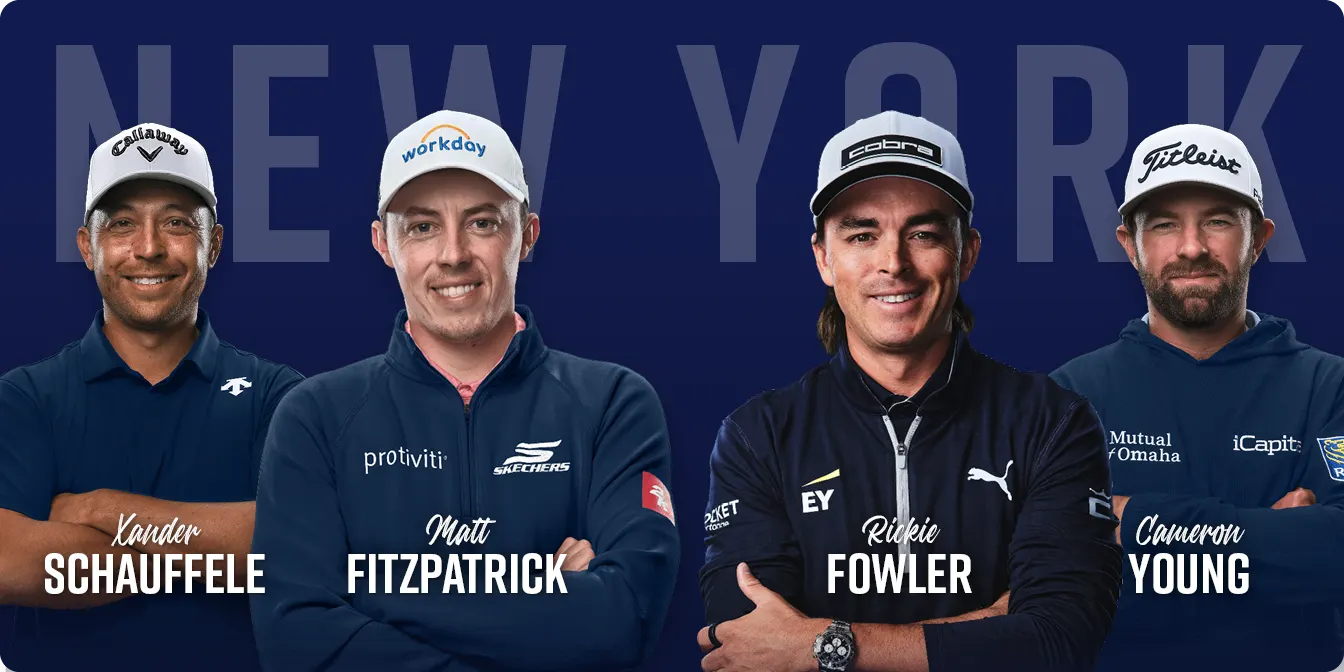 New York Golf Club Players - Matt Fitzpatrick, Rickie Fowler, Xander Schauffele, Cameron Young