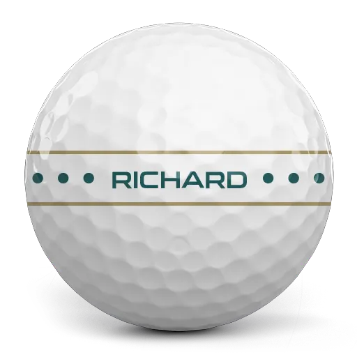 AlignXL Icon Dots alignment aid on golf ball