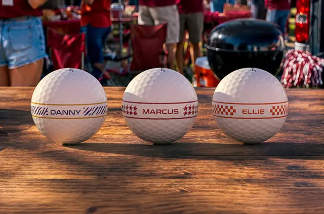 Game Day Collection — team-color AlignXL ball on a tailgate