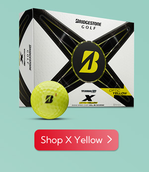 Shop TOUR B X Yellow Golf Balls