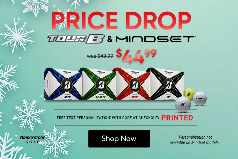 Bridgestone TOUR B and TOUR B Mindset Price Drop