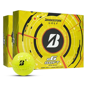 Bridgestone e6 Yellow Golf Balls