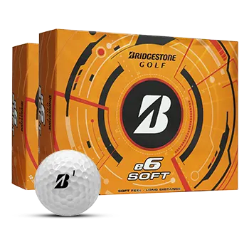 Bridgestone e6 White Golf Balls