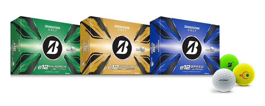 e12 HiLaunch, e12 Straight and e12 Speed Golf Balls