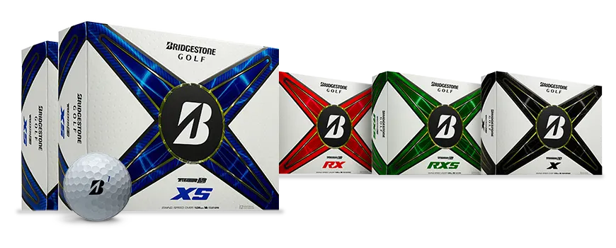 2 Dozen Bridgestone TOUR B XS Golf Balls, TOUR B RX, TOUR B RXS and TOUR B X