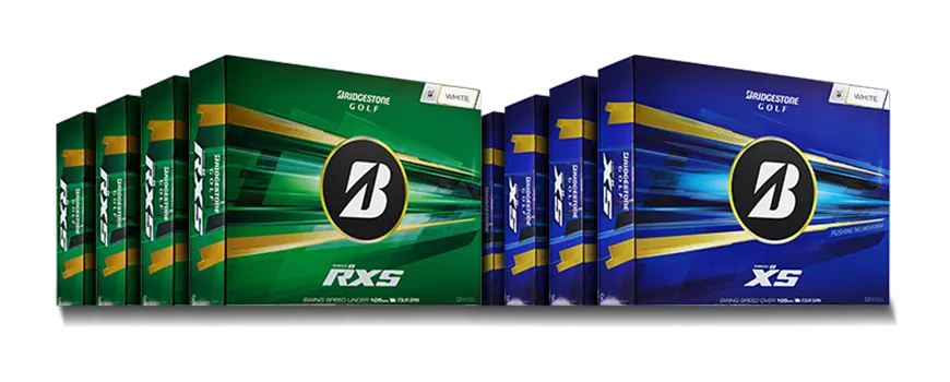 Bridgestone TOUR B RXS and XS Golf Balls