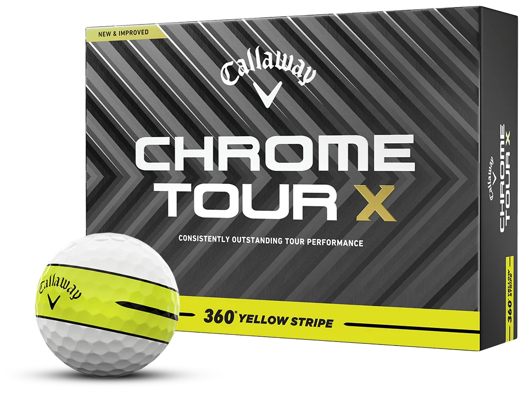 Chrome Tour X 360 Yellow Stripe