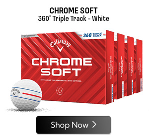 Callaway Golf Chrome Soft 360 Triple Track Golf Balls - Buy 3 DZ Get 1 DZ Free