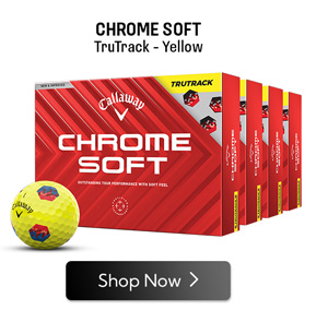 Callaway Golf Chrome Soft TruTrack Yellow Golf Balls - Buy 3 DZ Get 1 DZ Free