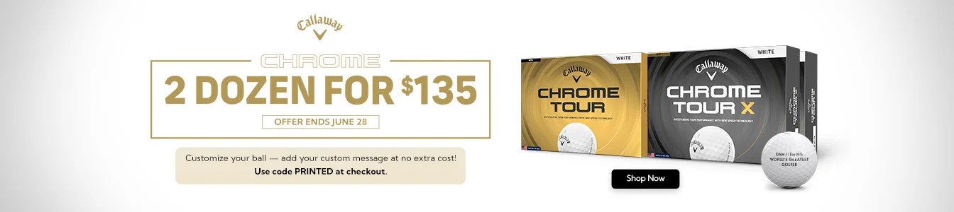 Callaway Chrome Family Golf Ball Deals on Double Dozens for a Limited Time! | Shop Now