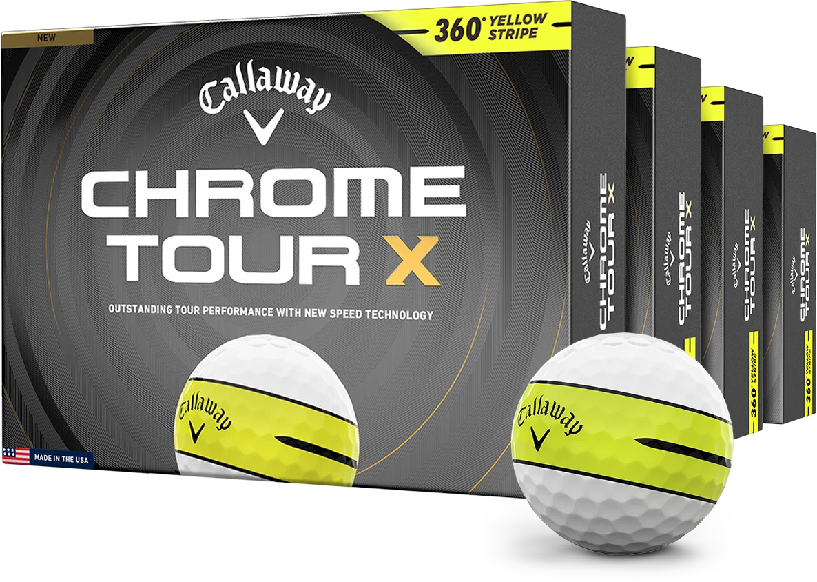 Chrome Tour X 360 Yellow Stripe