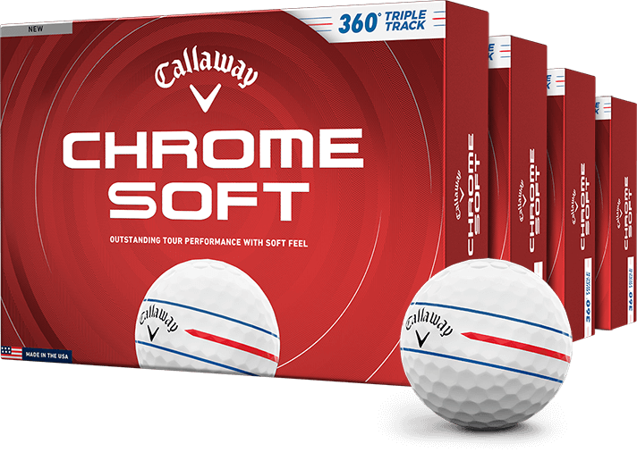 Chrome Soft 360 Triple Track White