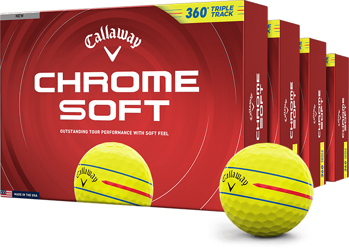 Chrome Soft 360 Triple Track Yellow