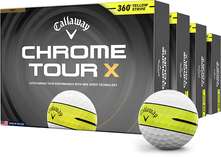 Chrome Tour X 360 Yellow Stripe