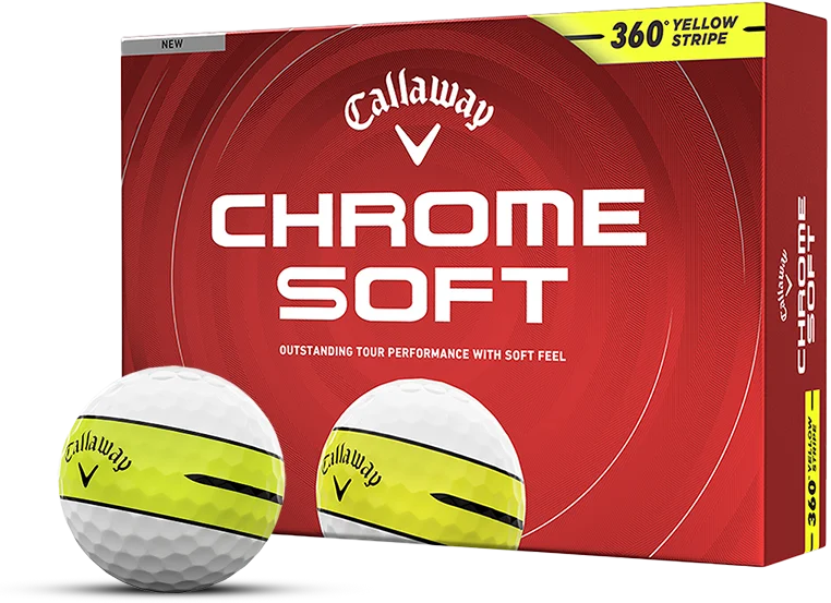 Chrome Soft 360 Yellow Stripe