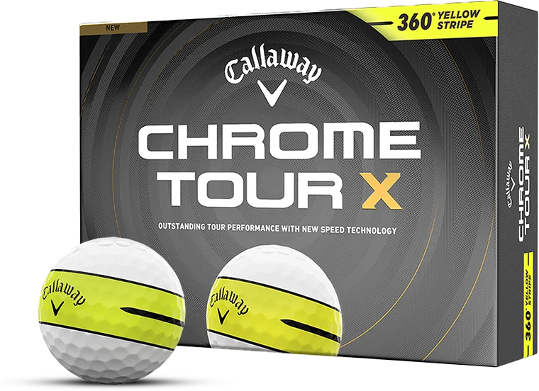 Chrome Tour X 360 Yellow Stripe