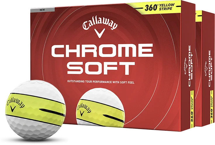 Chrome Soft 360 Yellow Stripe