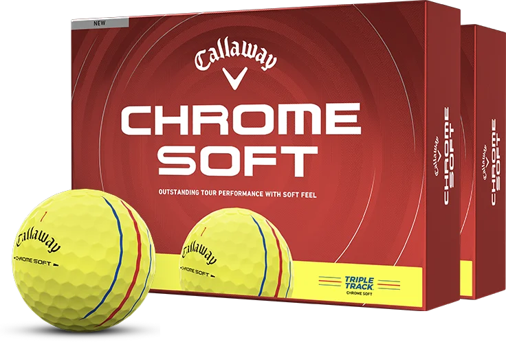 Chrome Soft Yellow Triple Track