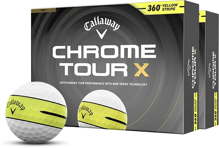 Chrome Tour X 360 Yellow Stripe