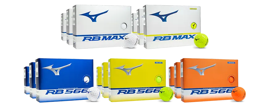 Mizuno RB Max and RB 566 Golf Balls