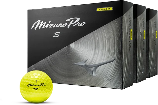 Mizuno Pro S Yellow Golf Balls