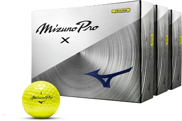 Mizuno Pro X Yellow Golf Balls